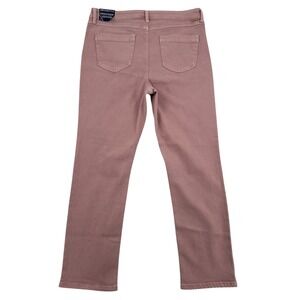 Soundstyle Women Size 12 Superior Straight Super High Rise Pink Denim Jeans  NEW